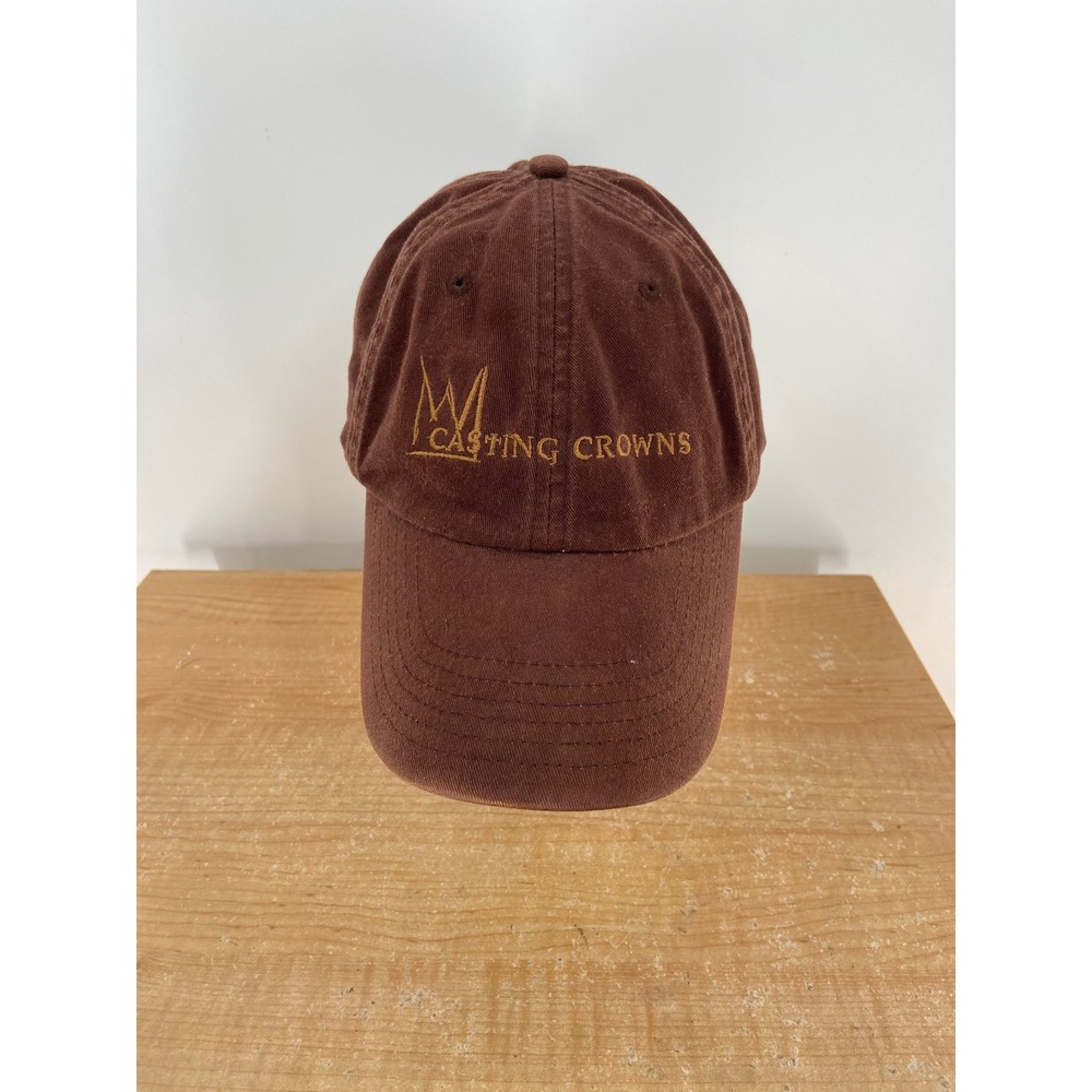 Casting Crowns Embroidered Baseball Cap Brown Adult Adjustable Strap